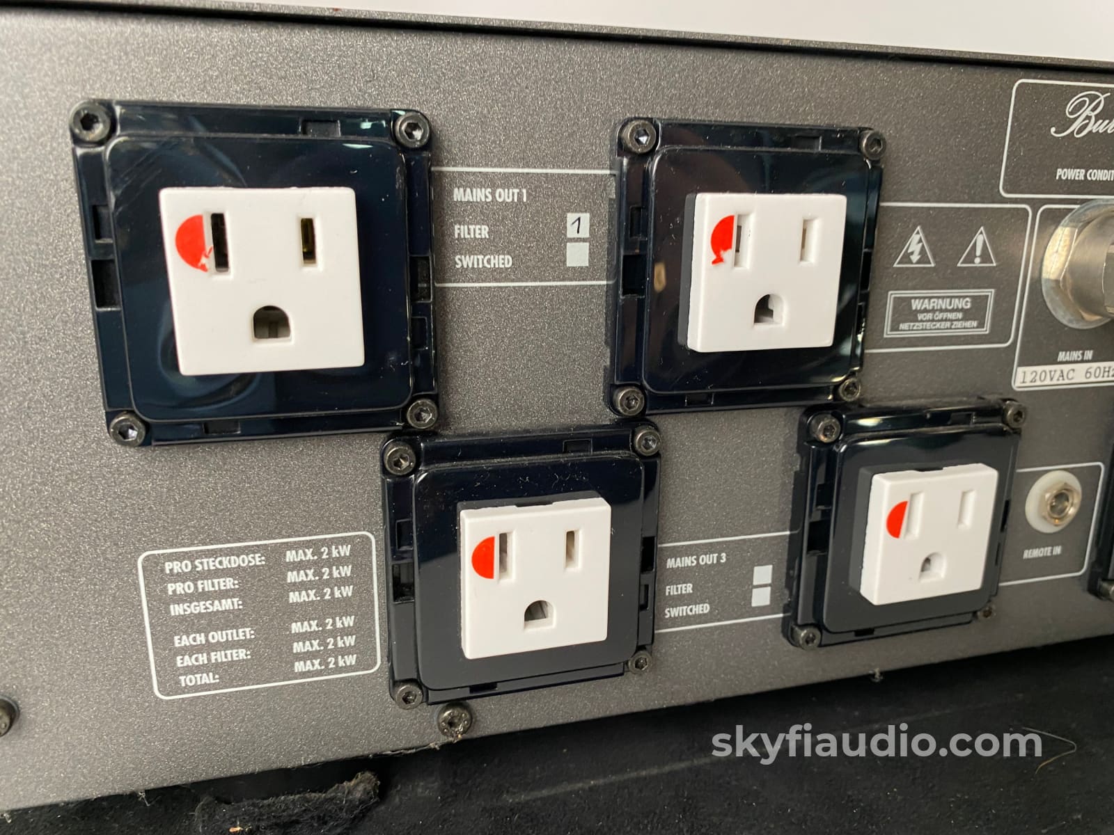 Burmester 948 Power Conditioner - Made in Germany - Image 16