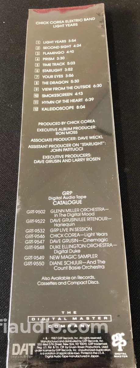 Chick Corea Elektric Band - Light Years - New Pre-Recorded DAT Tape - Image 3