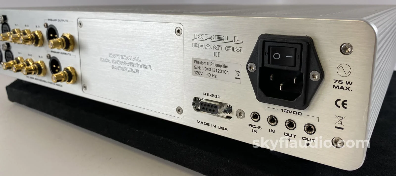 Krell Phantom III Line Stage Preamp - Complete and Like New - Image 13