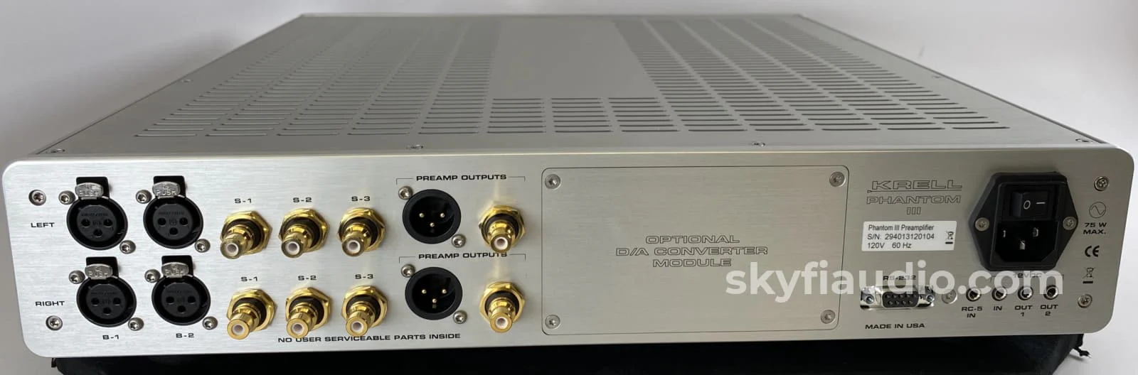 Krell Phantom III Line Stage Preamp - Complete and Like New - Image 7