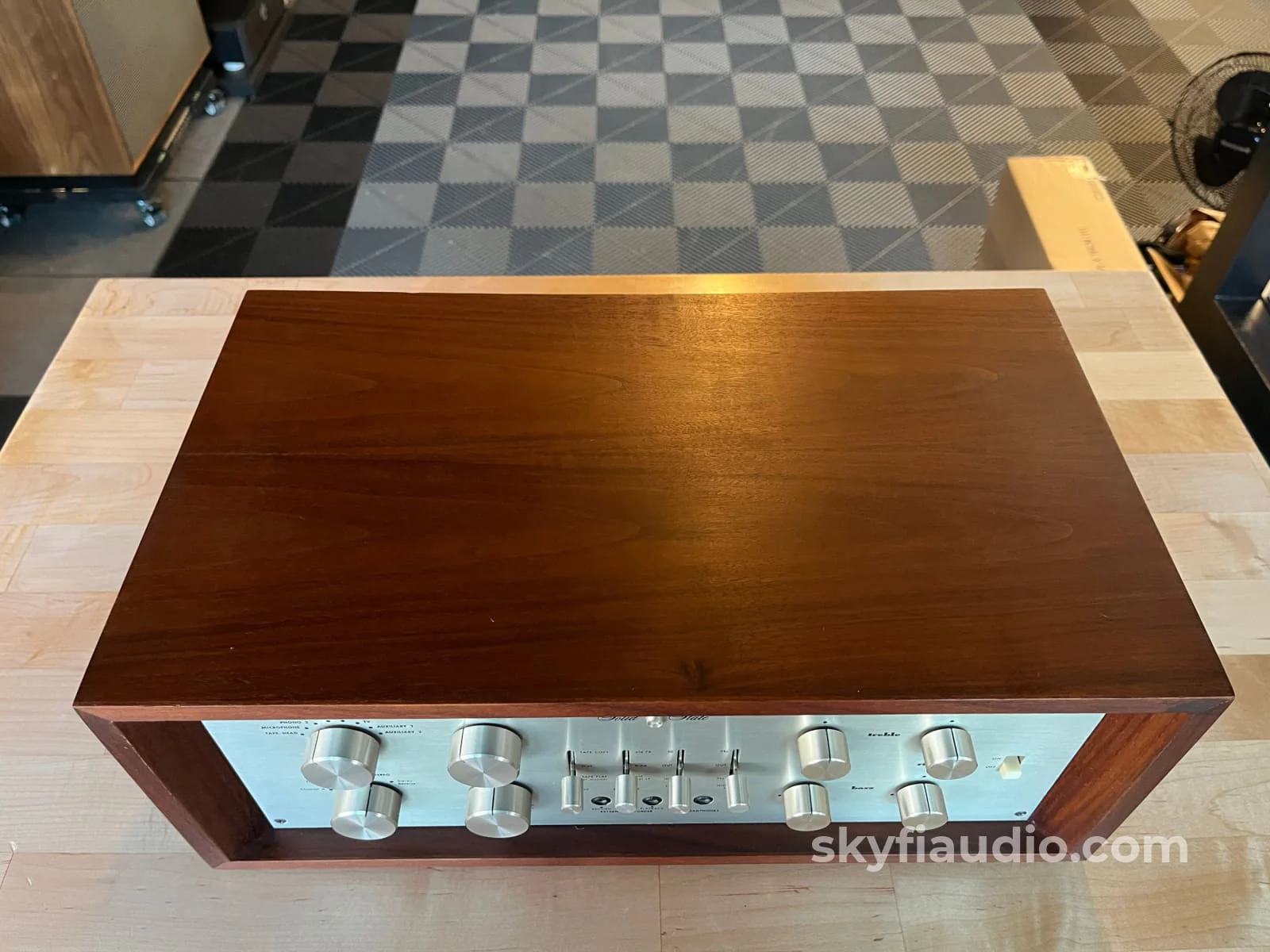 Marantz 7T Solid State Vintage Preamplifier - Serviced w/ Reproduction Cabinet - Image 6