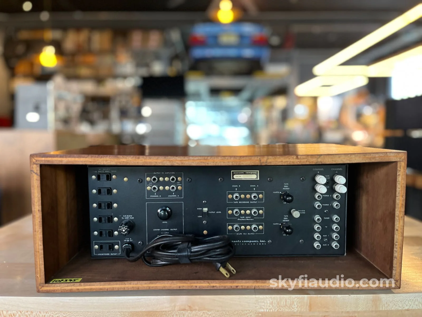 Marantz 7T Solid State Vintage Preamplifier - Serviced w/ Reproduction Cabinet - Image 9