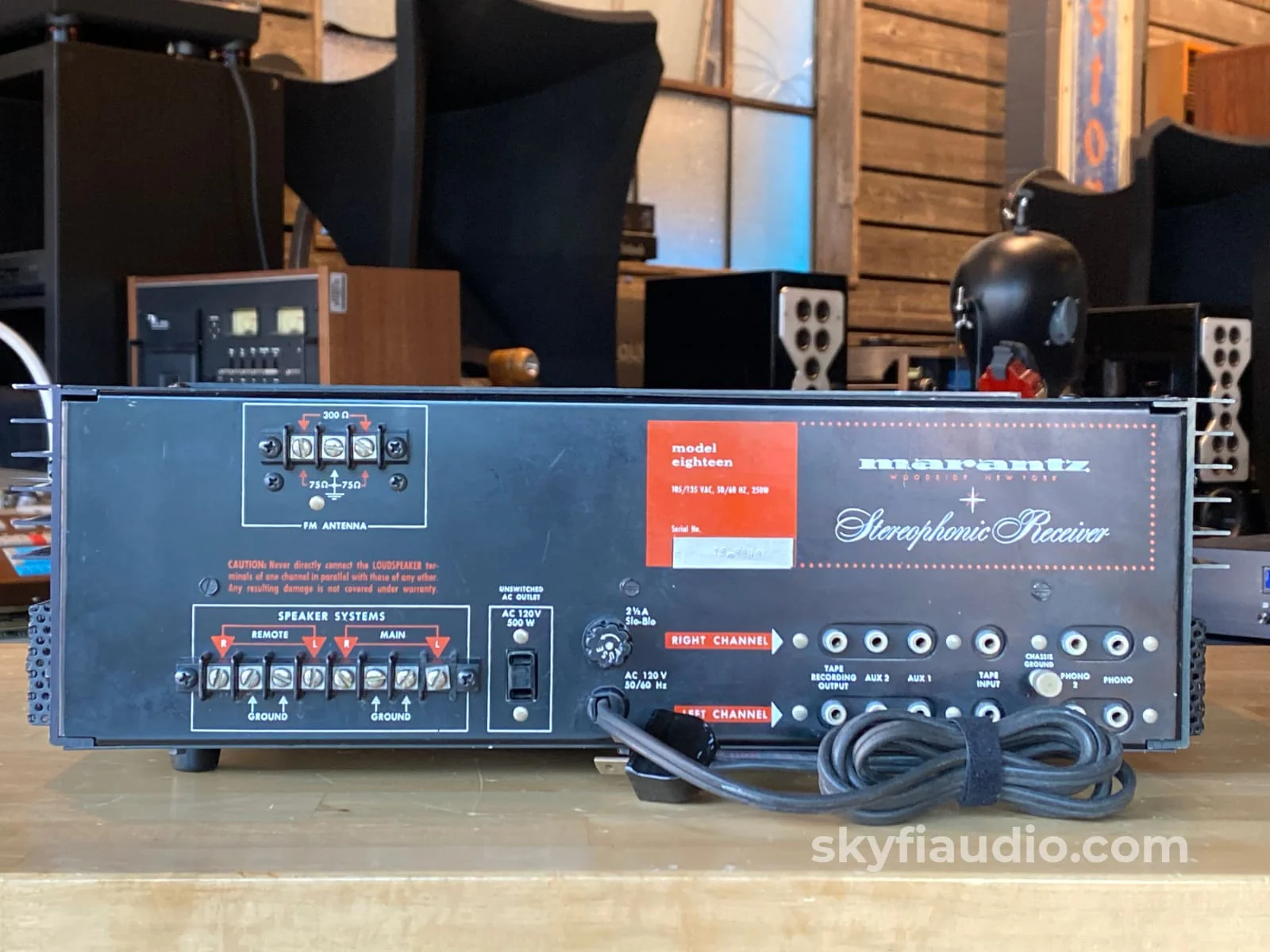 Marantz Model Eighteen - The First Marantz Receiver! 40WPC with Phono Input - Image 12