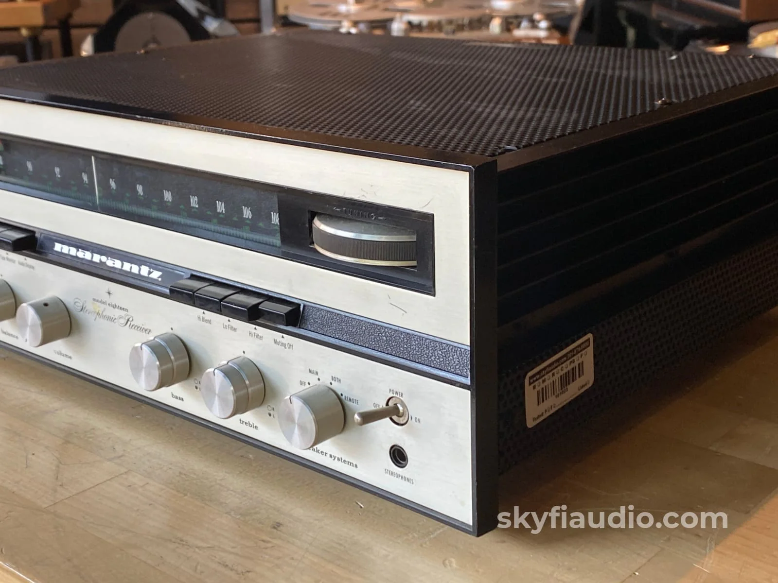 Marantz Model Eighteen - The First Marantz Receiver! 40WPC with Phono Input - Image 5