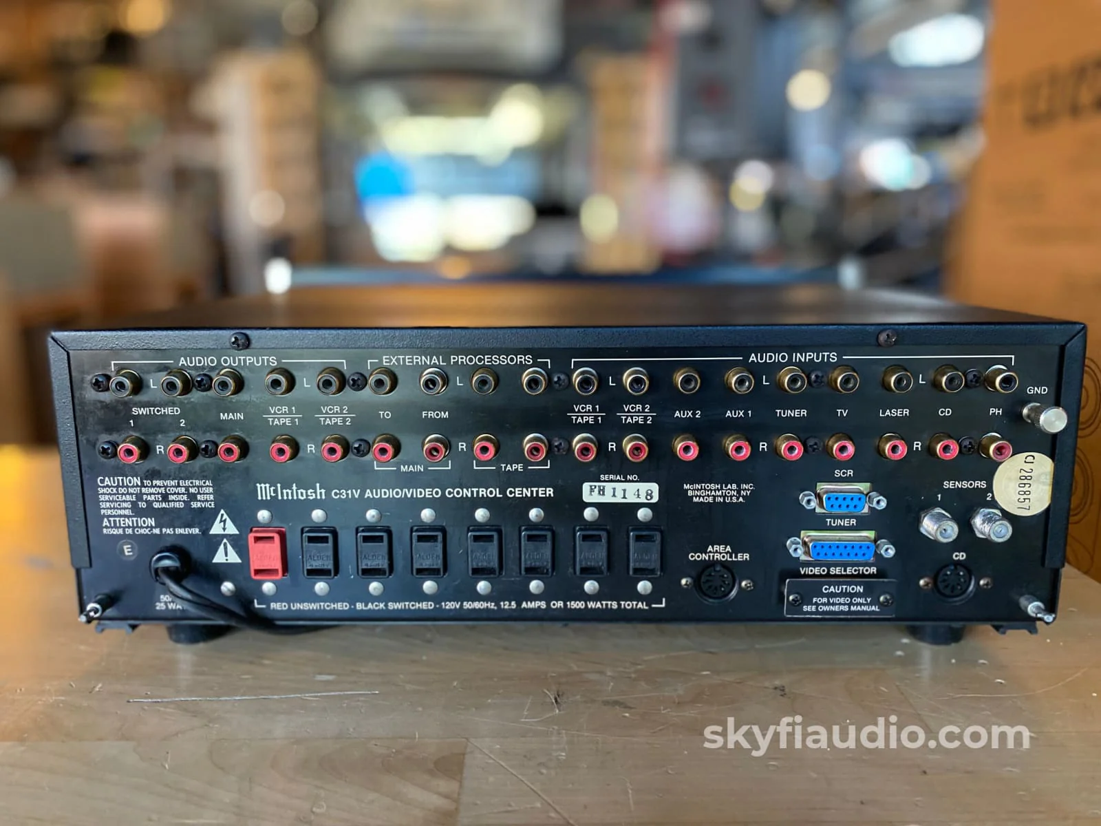 McIntosh C31V Vintage Full Featured Preamp w/Phono and Remote Control - Image 8
