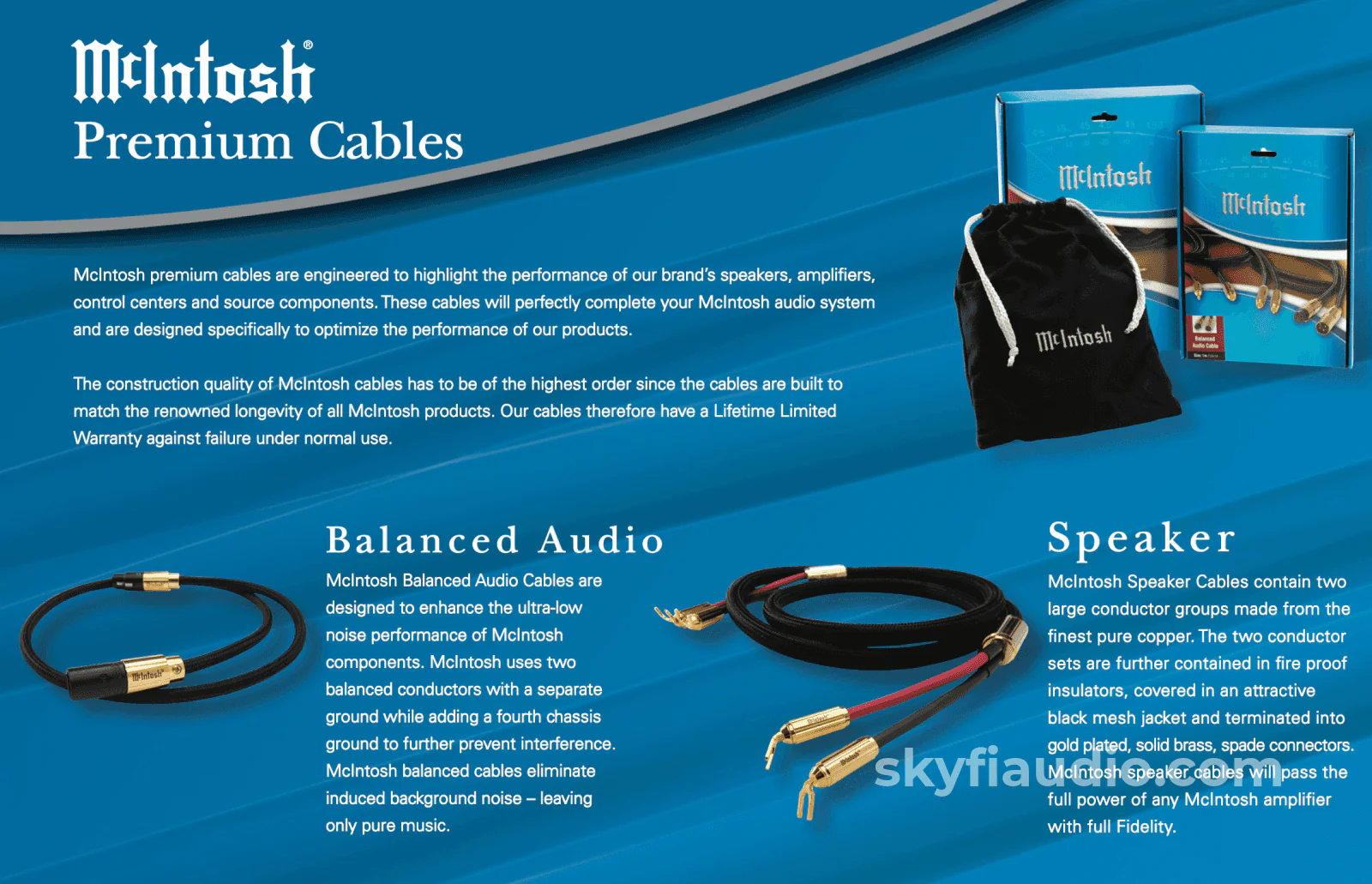 McIntosh Custom Length Speaker Cables (Pair) - 6m - Image 10