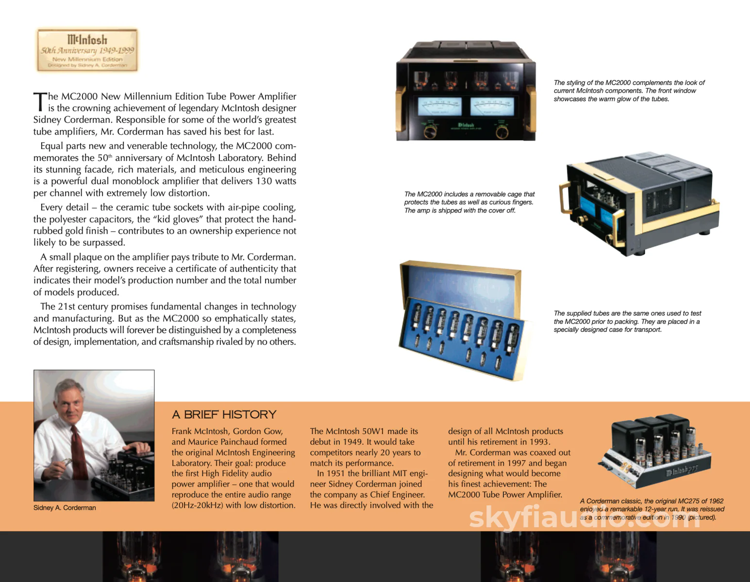 McIntosh MC2000 50th Anniversary Tube Amplifier - Collectors Set - Image 18