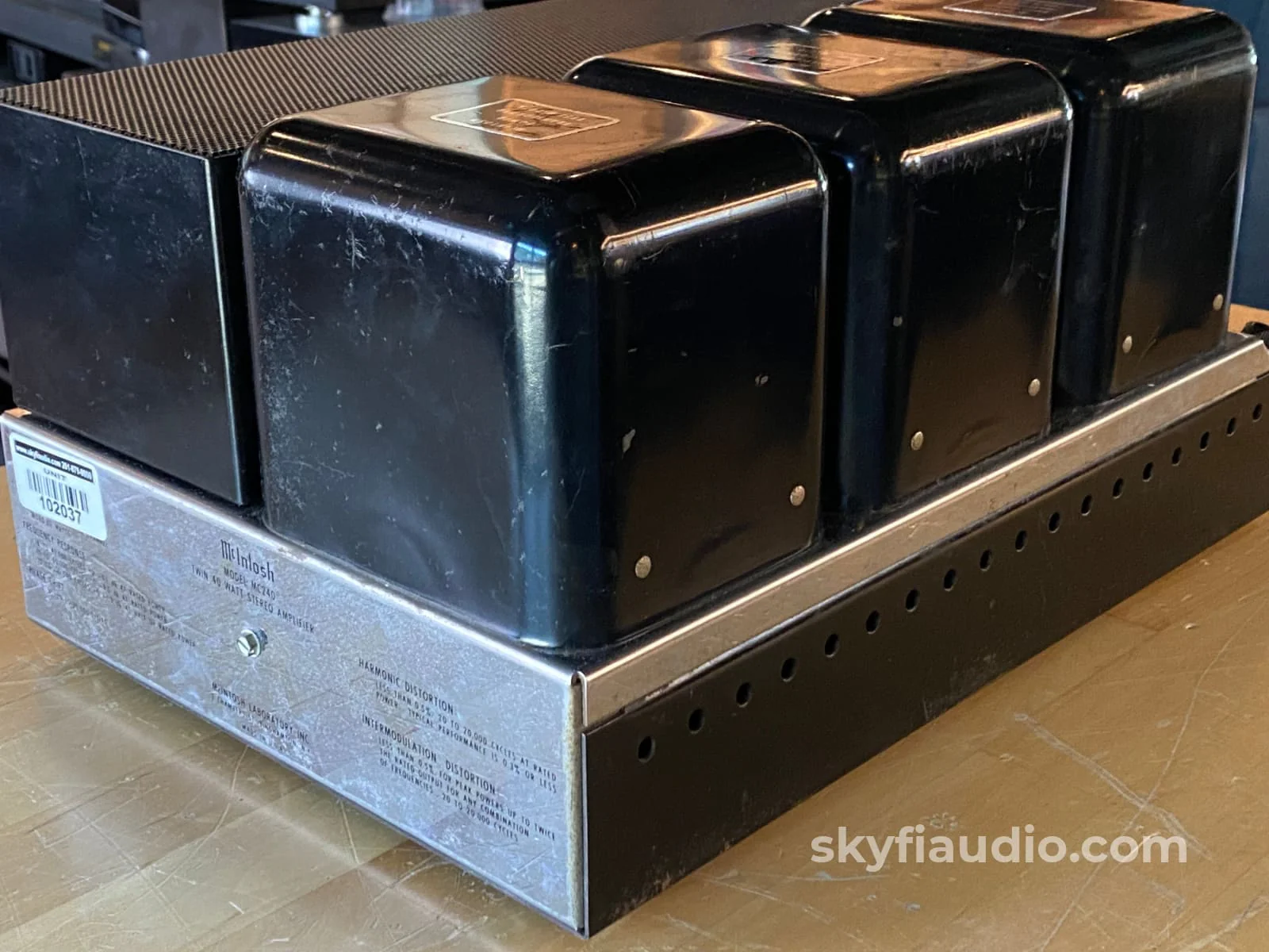 McIntosh MC240 Vintage Tube Amp - SkyFi Restored w/Premium Vintage Tubes - Image 15