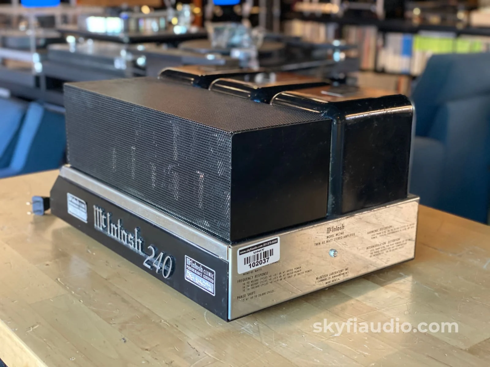 McIntosh MC240 Vintage Tube Amp - SkyFi Restored w/Premium Vintage Tubes - Image 9