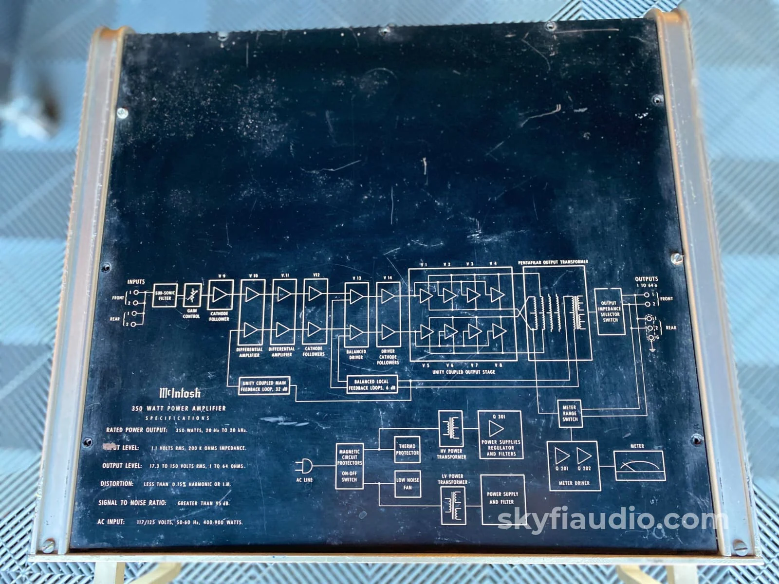 McIntosh MC3500 Legendary Vintage Tube Mono Amplifiers - Unmolested - Call For Restoration Options - Image 6