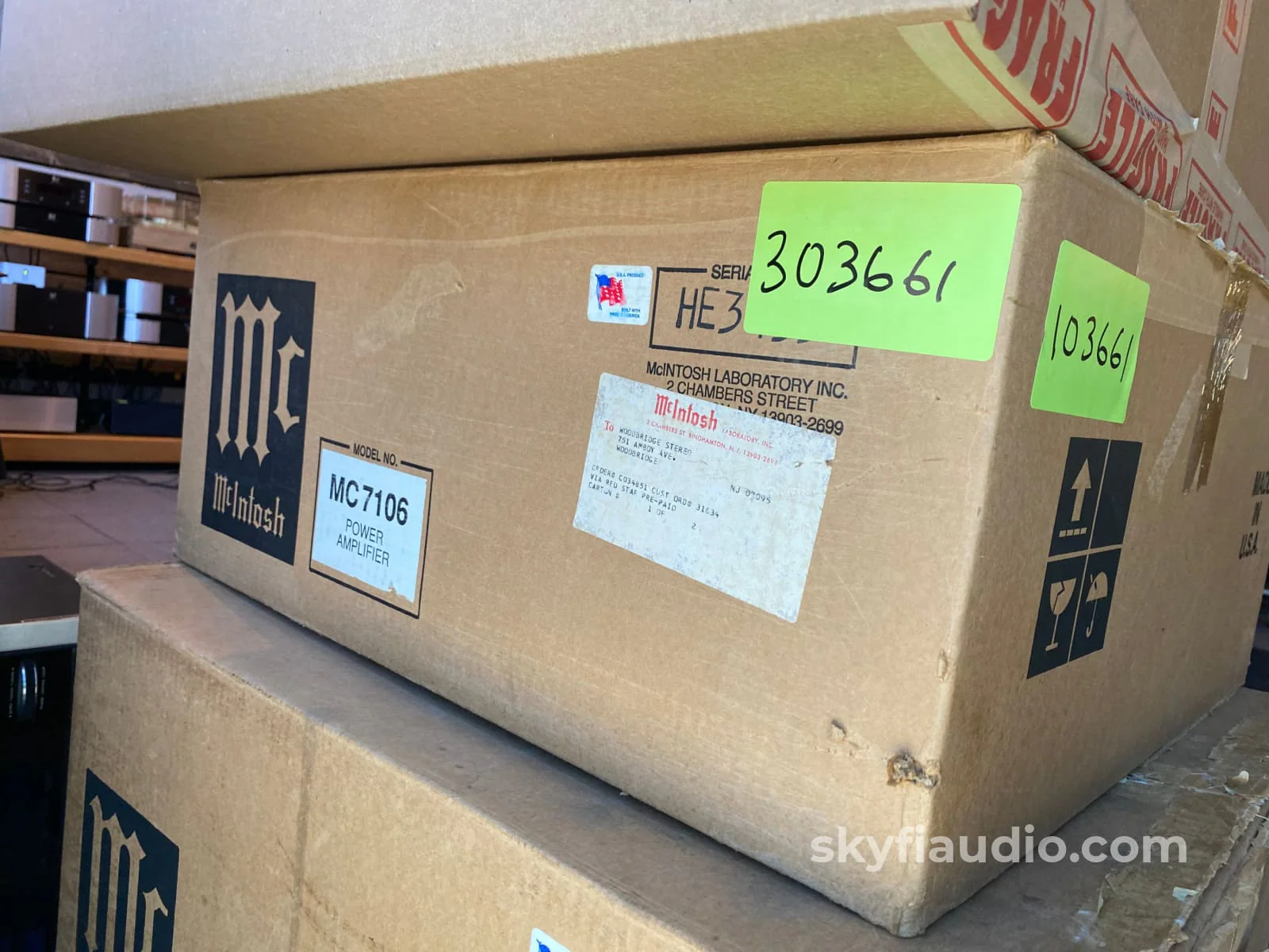 McIntosh MC7106, 6 Channel Solid State Amp w/LED VU Meters, Lucasfilm THX Rated - Image 13