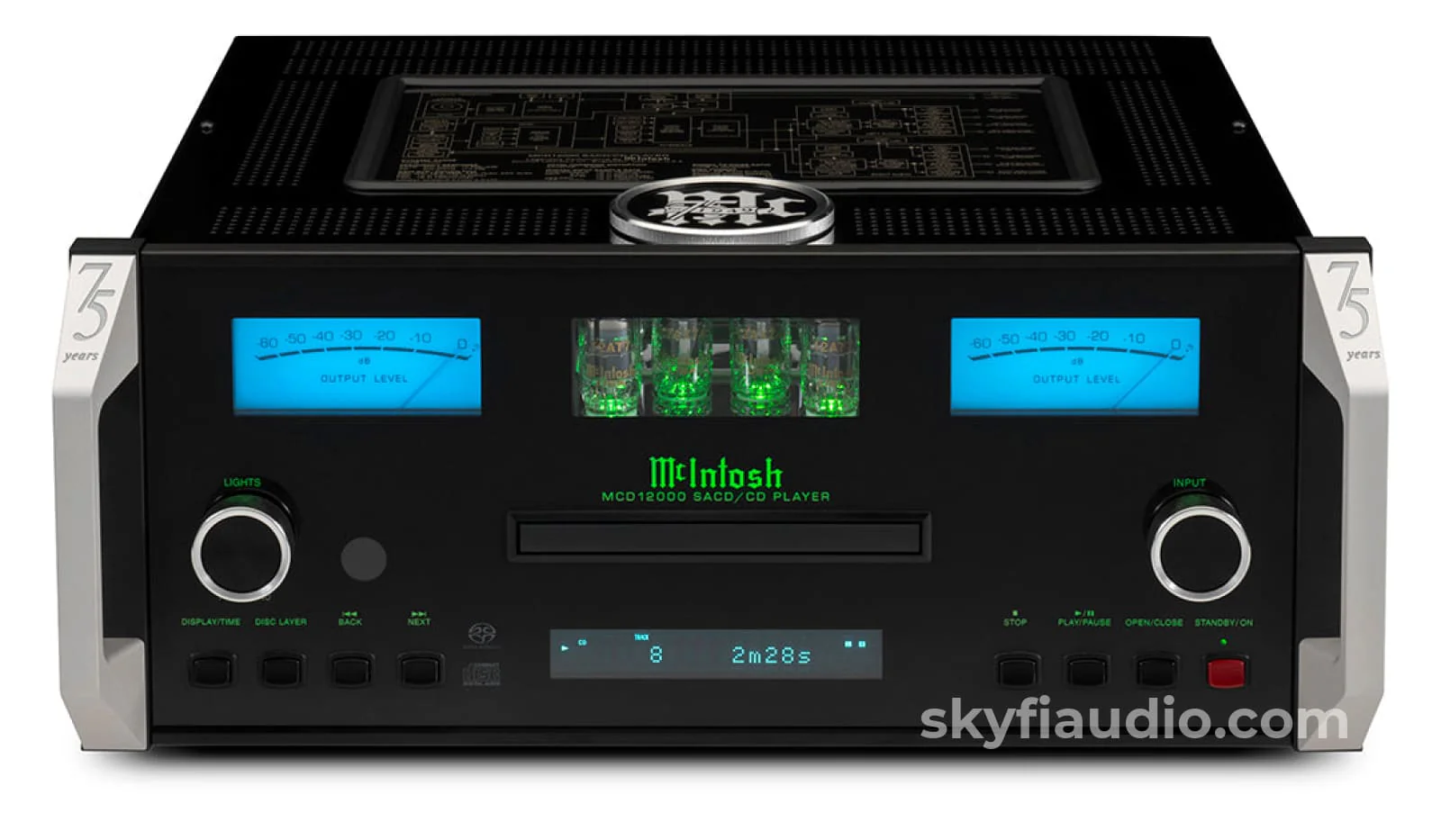 McIntosh MCD12000 75th Anniversary Hybrid Drive SACD/CD Player and Reference DAC - NEW - Image 2