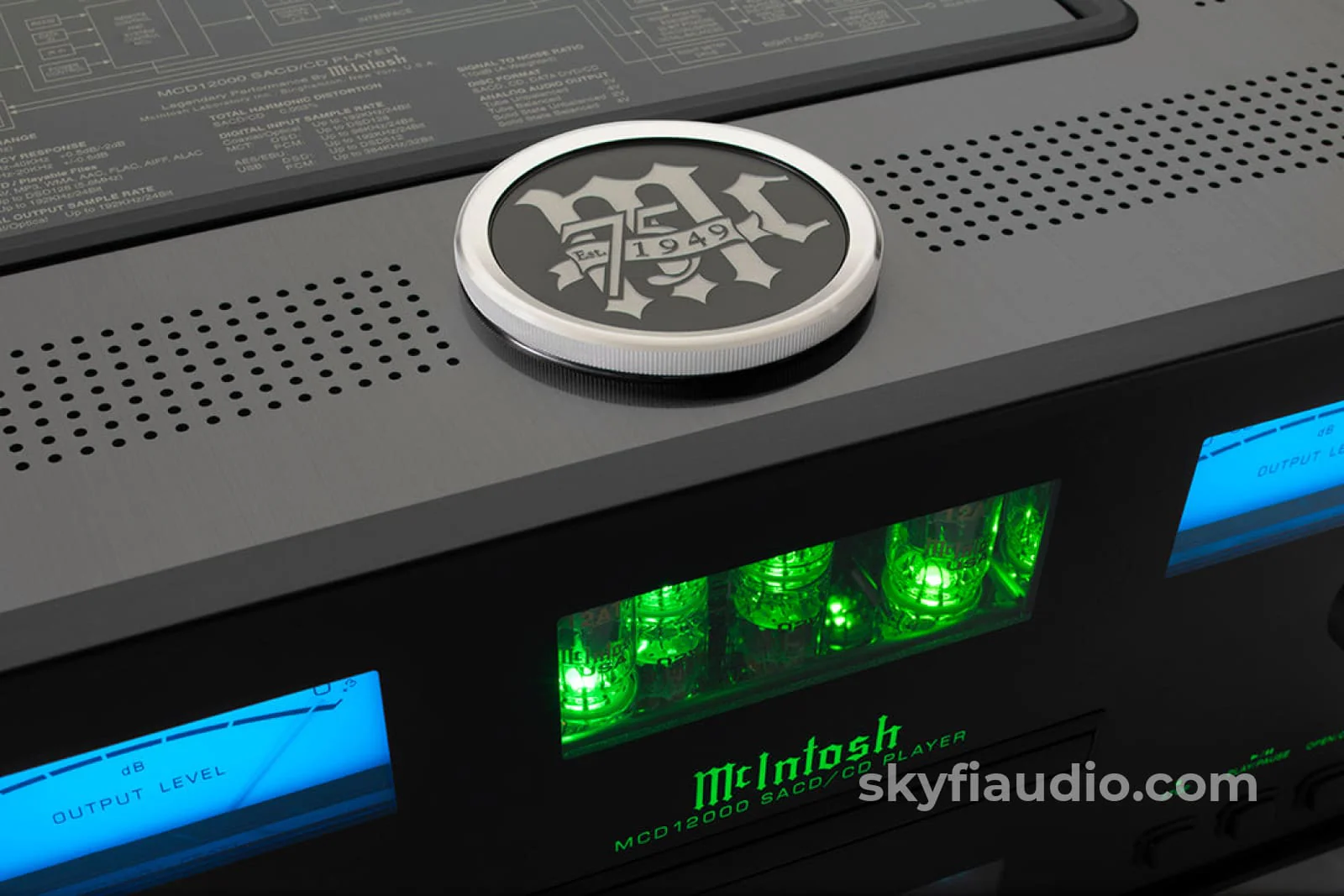 McIntosh MCD12000 75th Anniversary Hybrid Drive SACD/CD Player and Reference DAC - NEW - Image 5