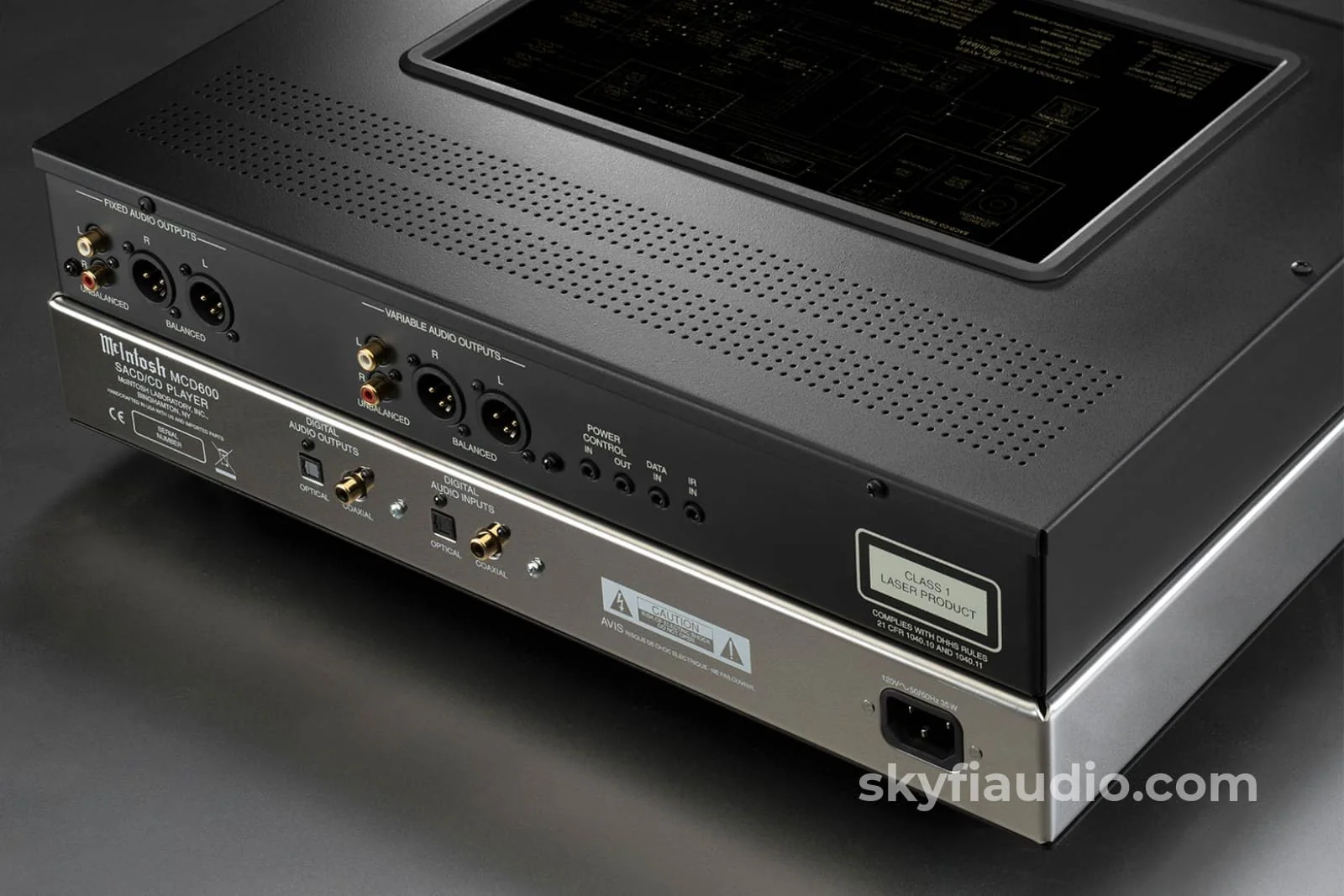 McIntosh MCD600 SACD/CD Player and Quad Balanced DAC - NEW - Image 4