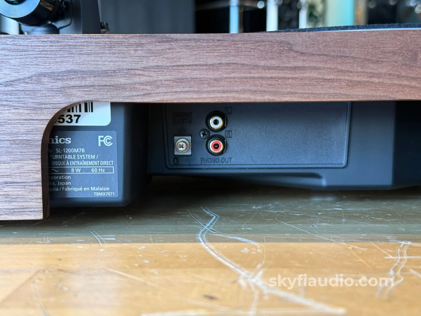 SkyFi Wood Plinth Sleeve for Technics SL-1200G and Other Models - Image 29