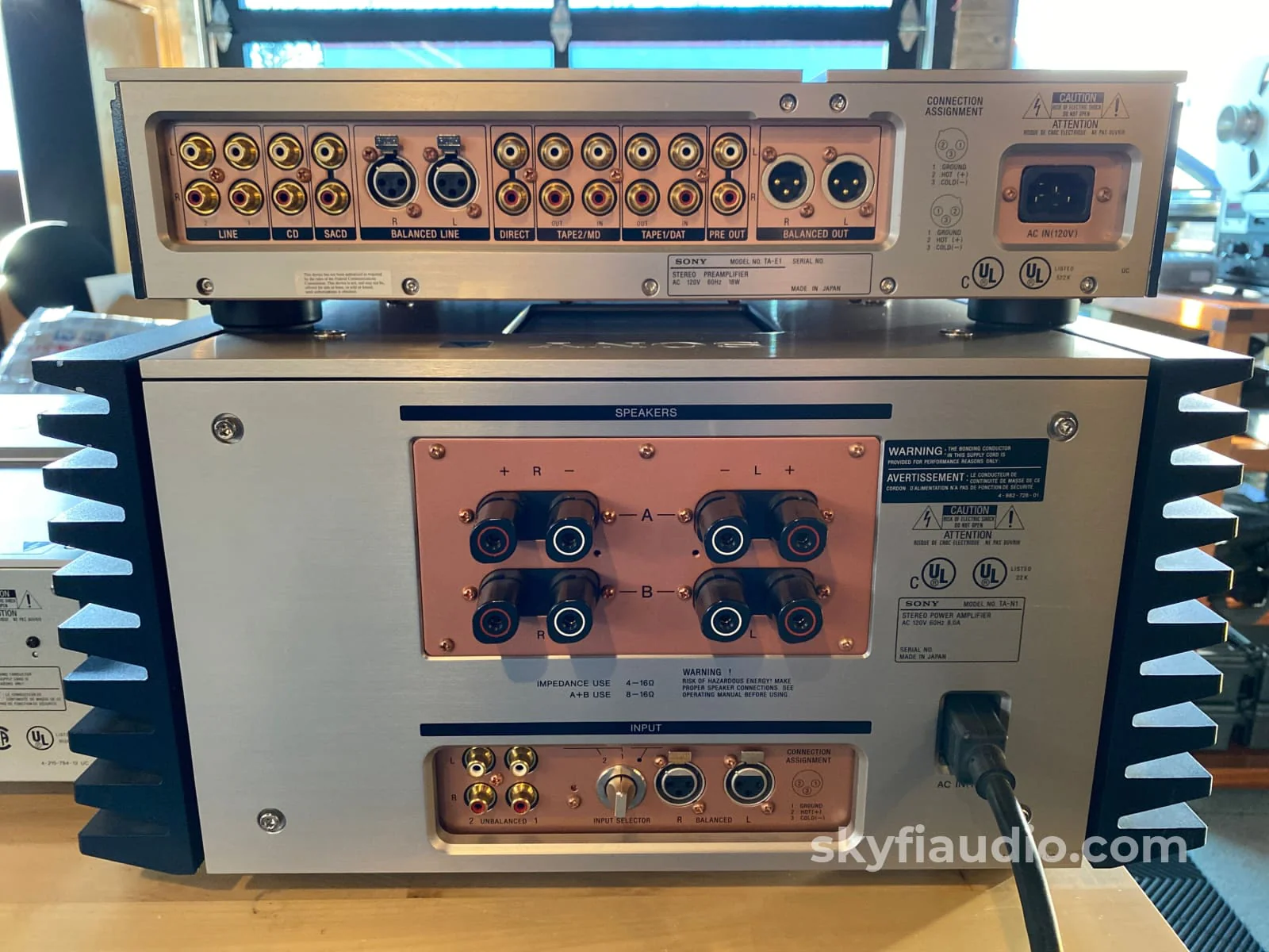 Sony ES TA-N1 Amplifier and TA-E1 Preamplifier Set - The Best Sony Ever Made - w/Free Shipping - Image 10