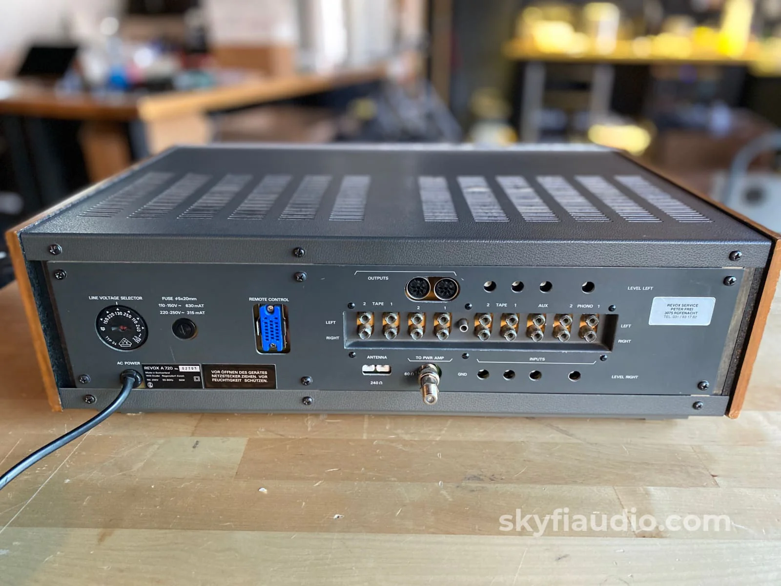 ReVox A720 Preamplifier Tuner With Gorgeous Nixie Tube Display - Image 8