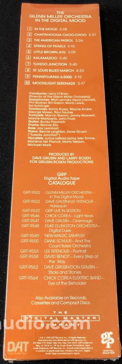 The Glenn Miller Orchestra - In The Digital Mood - New Pre-Recorded DAT Tape - Image 3