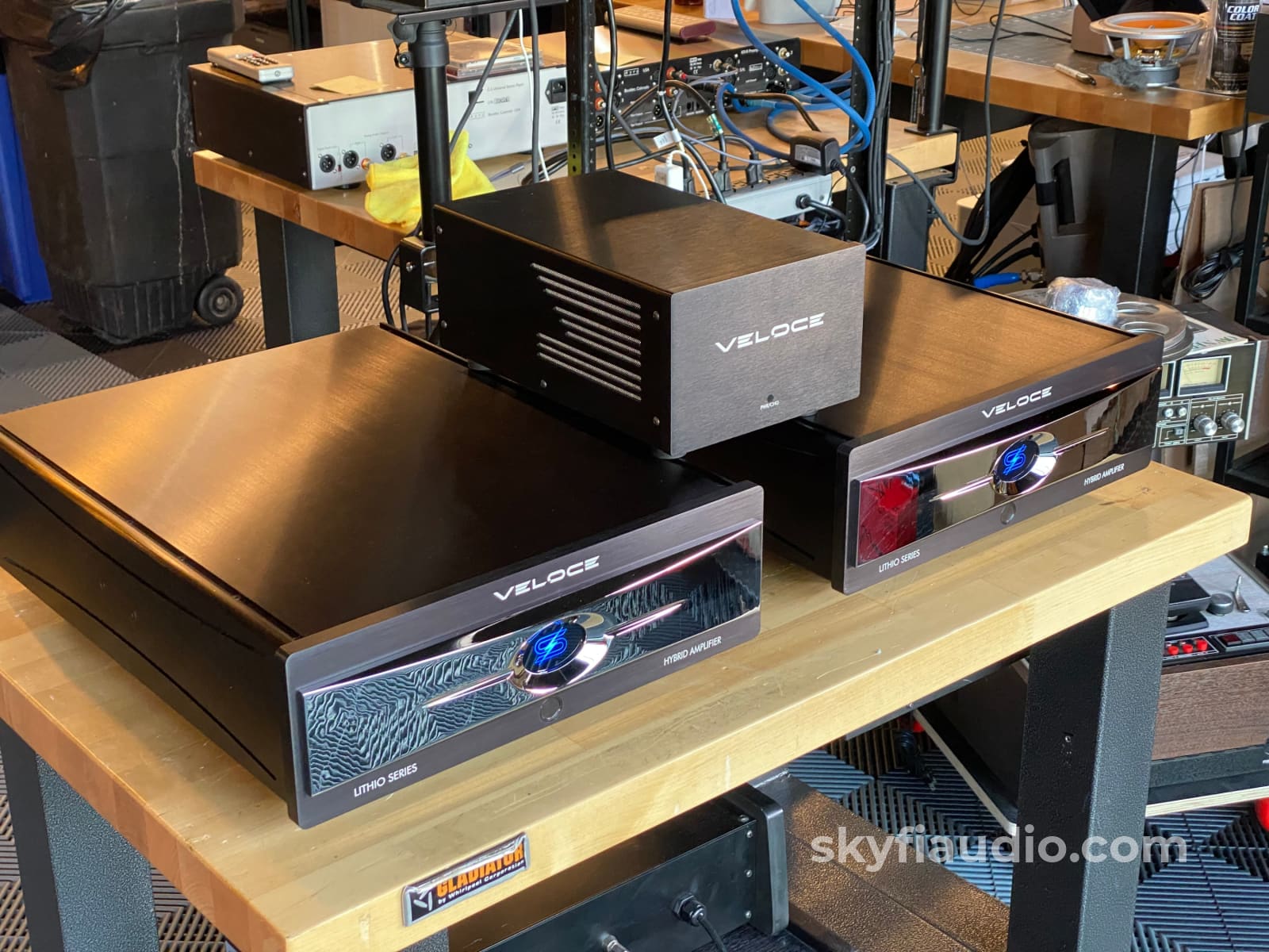 Veloce Audio - Lithio Series Saetta Hybrid Tube Monoblock Amplifiers - Rare - Image 6