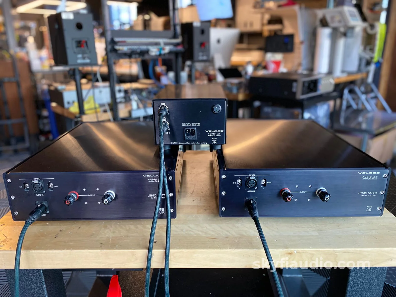 Veloce Audio - Lithio Series Saetta Hybrid Tube Monoblock Amplifiers - Rare - Image 8